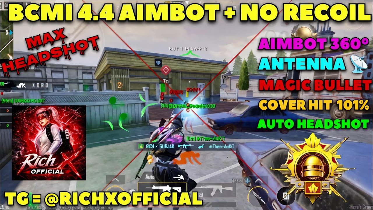 BGMI 4.4 AIMBOT OBB | BGMI 4.4 ANTENNA CONFIG FILE | BGMI CONFIG FILE 4.4 | BGMI AIMBOT OBB 4.4