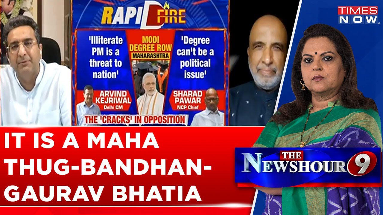 It Is A Maha Thug Bandhan! Gaurav Bhatia Slams Coaliation Of Opposition Parties