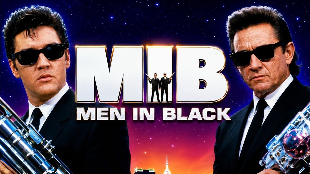 I put ELVIS and JOHNNY CASH in MEN IN BLACK(1997)