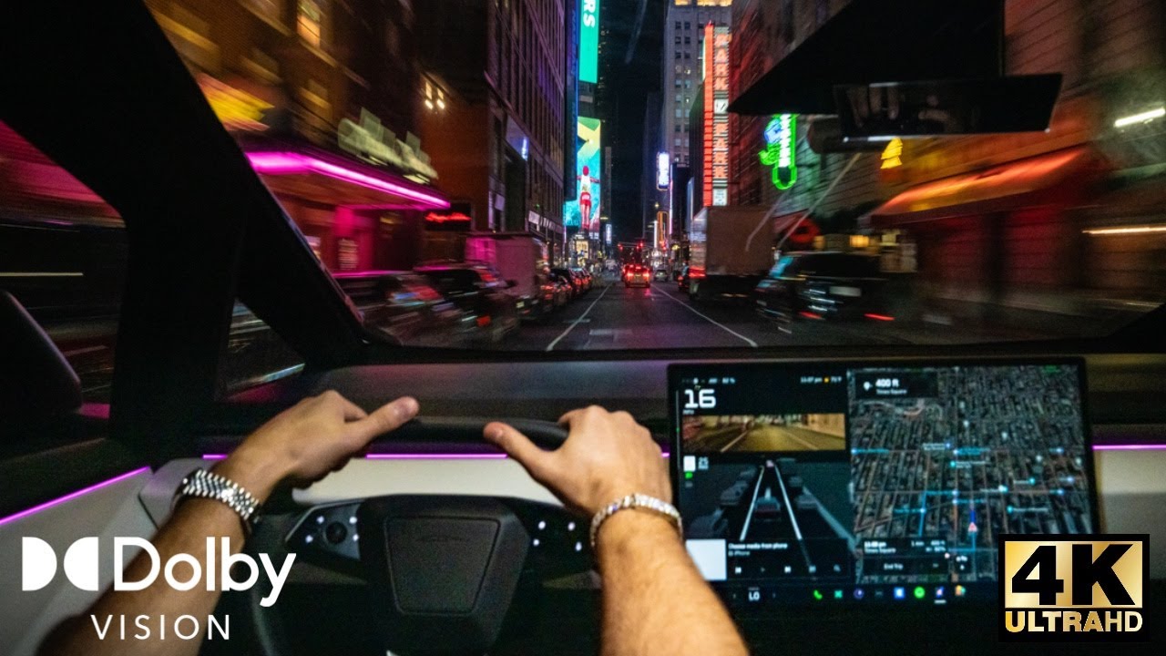 LATE NIGHT 2025 TESLA CYBERTRUCK POV DRIVE