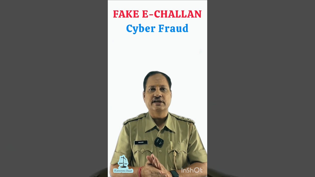 Fake e-challan l E-Challan Scam  l Traffic police e-challan message real or fake #shorts