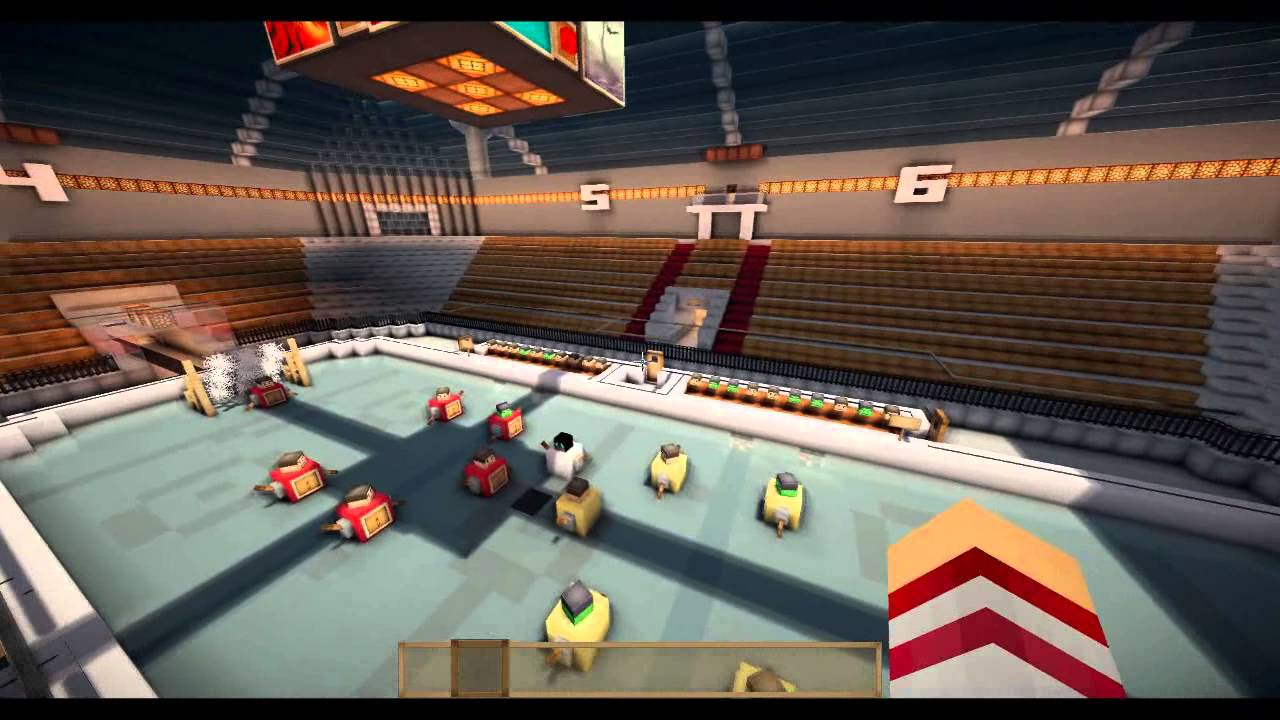#18 Хоккейный Стадион (Ледовая Арена)!!! Большой Город в Minecraft!!!