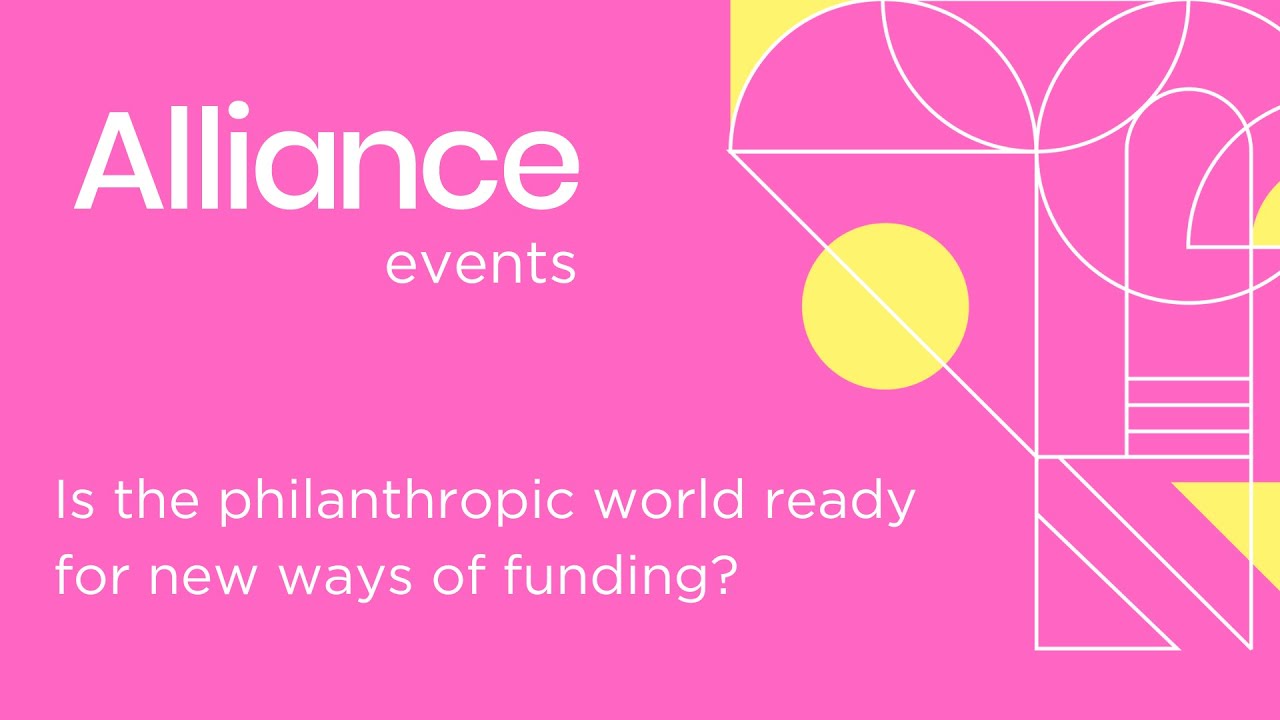 Is the philanthropic world ready for new ways of funding?