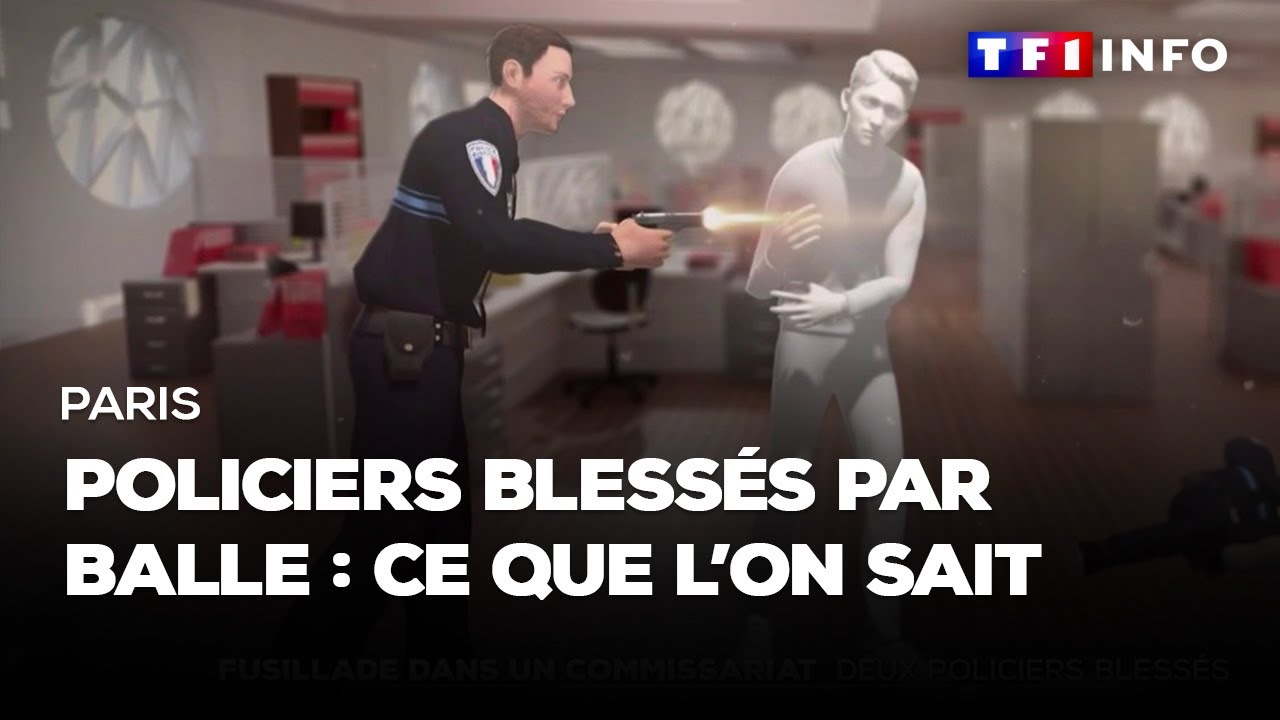 Policiers blessés par balle dans un commissariat de Paris : ce que l'on sait