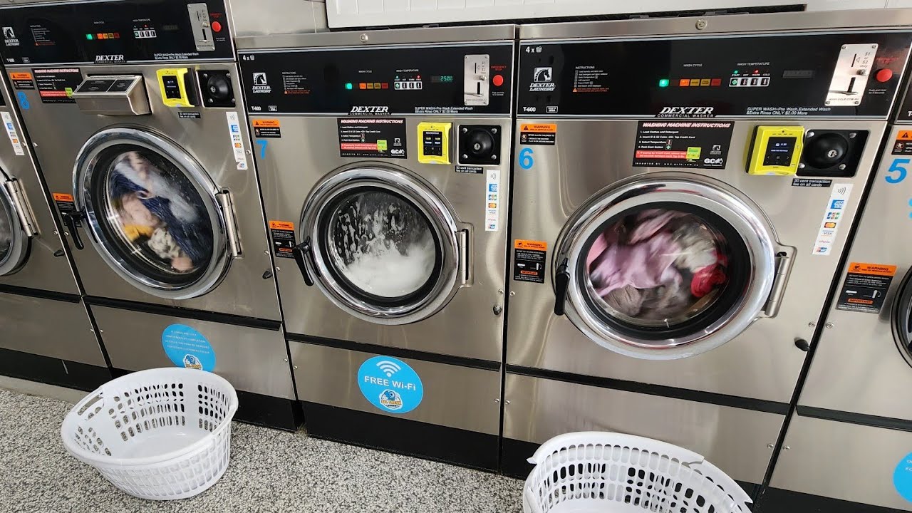 Using a Dexter Laundry T600 Washing Machine & DL2X300 Tumble Dryer