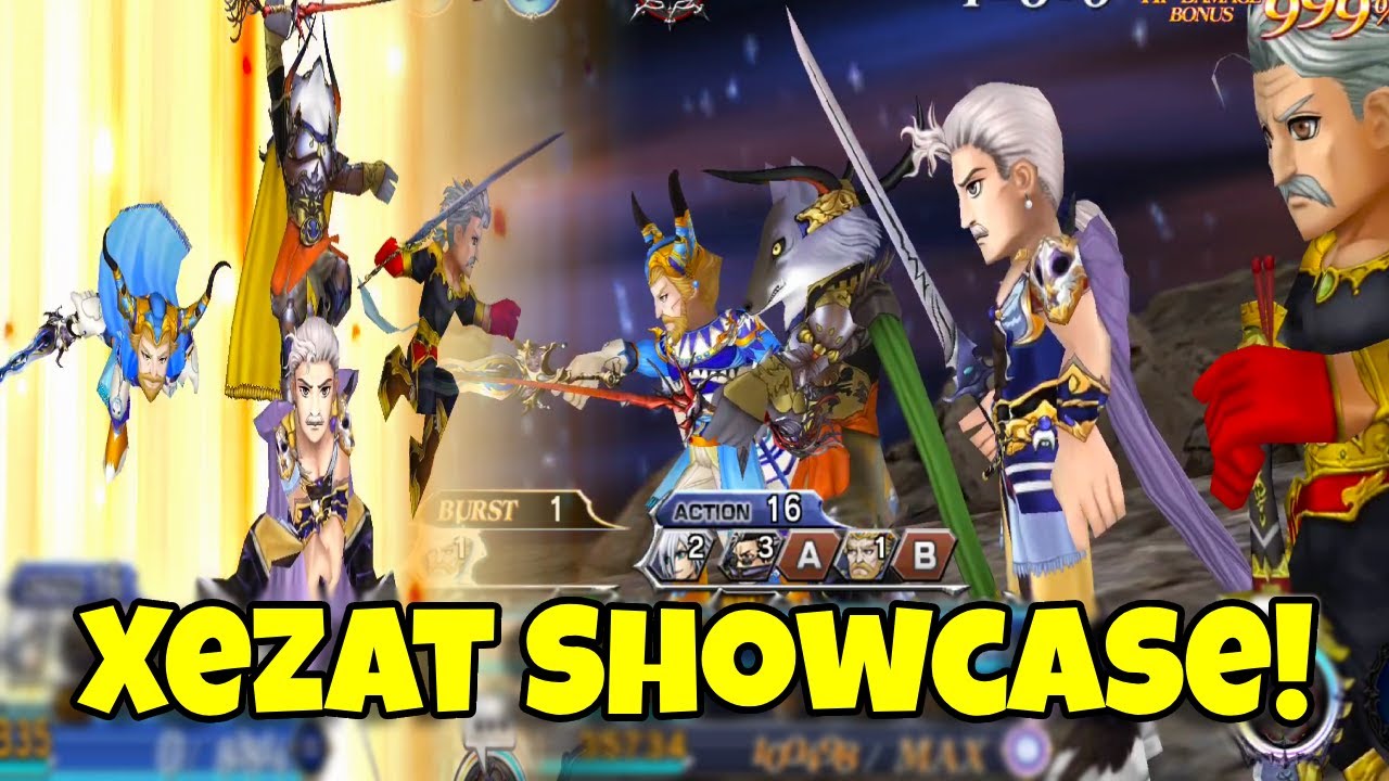 XEZAT ADDITIONAL HP DMG IS AMAZING! XEZAT FR BT SHOWCASE! XEZAT RE-SHINRYU [DFFOO JP]