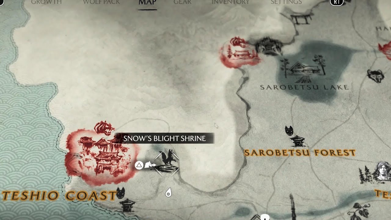 Snow's Blight Shrine & Snow's Blight Hideout - Ghost of Yotei