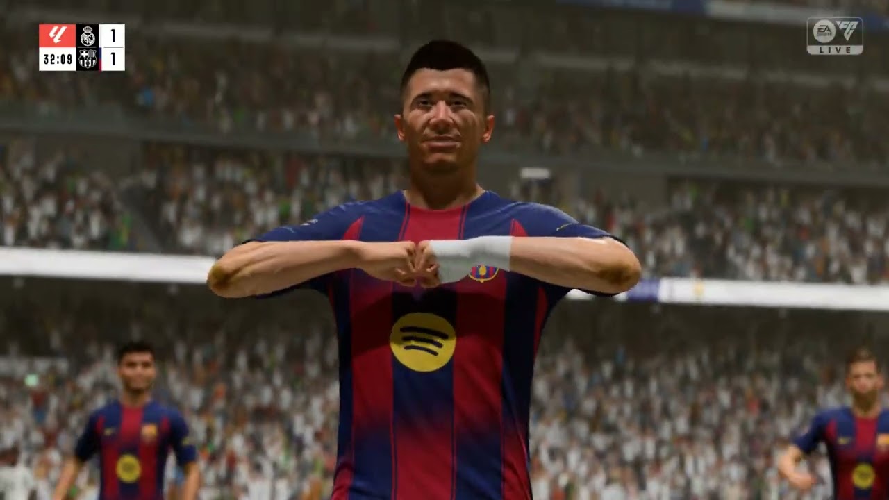 ПРЯМОЙ ЭФИР РЕАЛ МАДРИД ПРОТИВ БАРСЕЛОНА ЭЛЬ КЛАССИКО ЛА ЛИГА EA FC 26