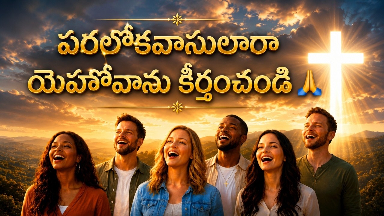 పరలోకవాసులారా – యెహోవాను కీర్తించండి 🙏 | jesus songs telugu | Telugu Worship | Balavari Samson