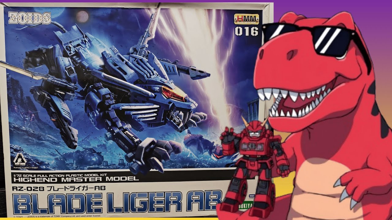 MI PIEZA FAVORITA  Blade Liger  -  Zoids Kotobukiya HMM 016 - Model Kit review
