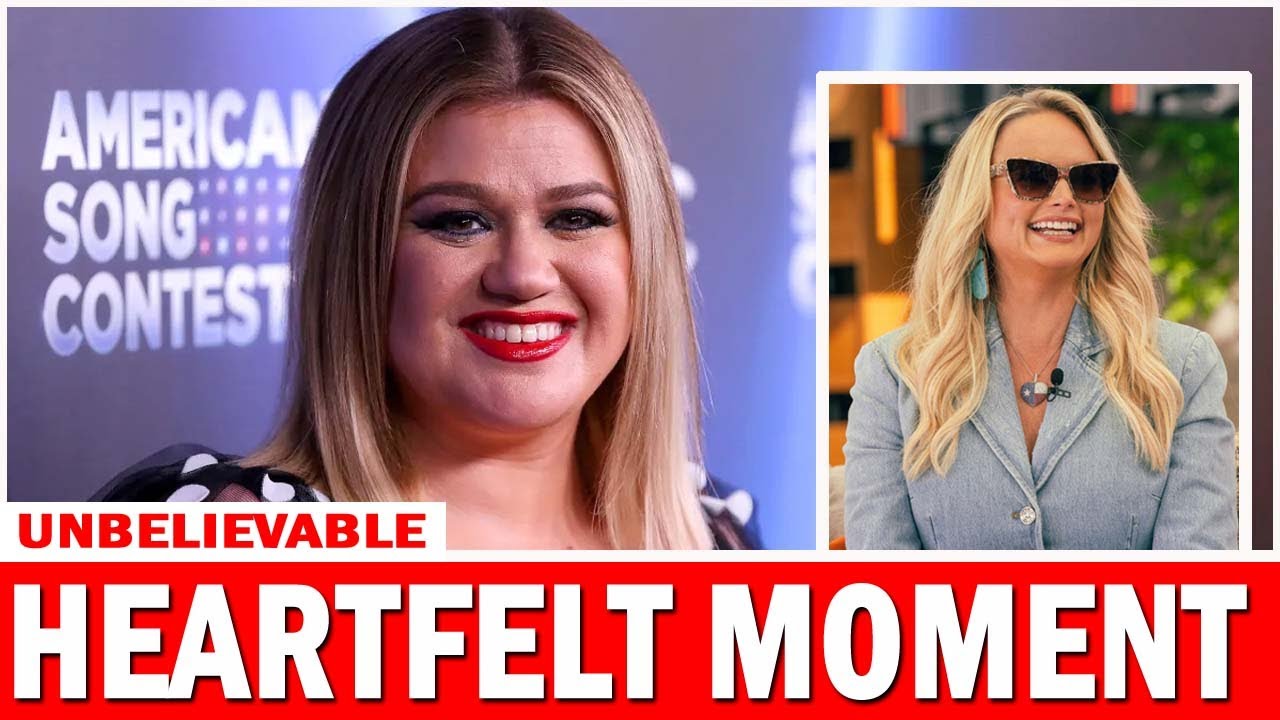 Watch Kelly Clarkson's Emotional Reaction To Moment With Miranda Lambert