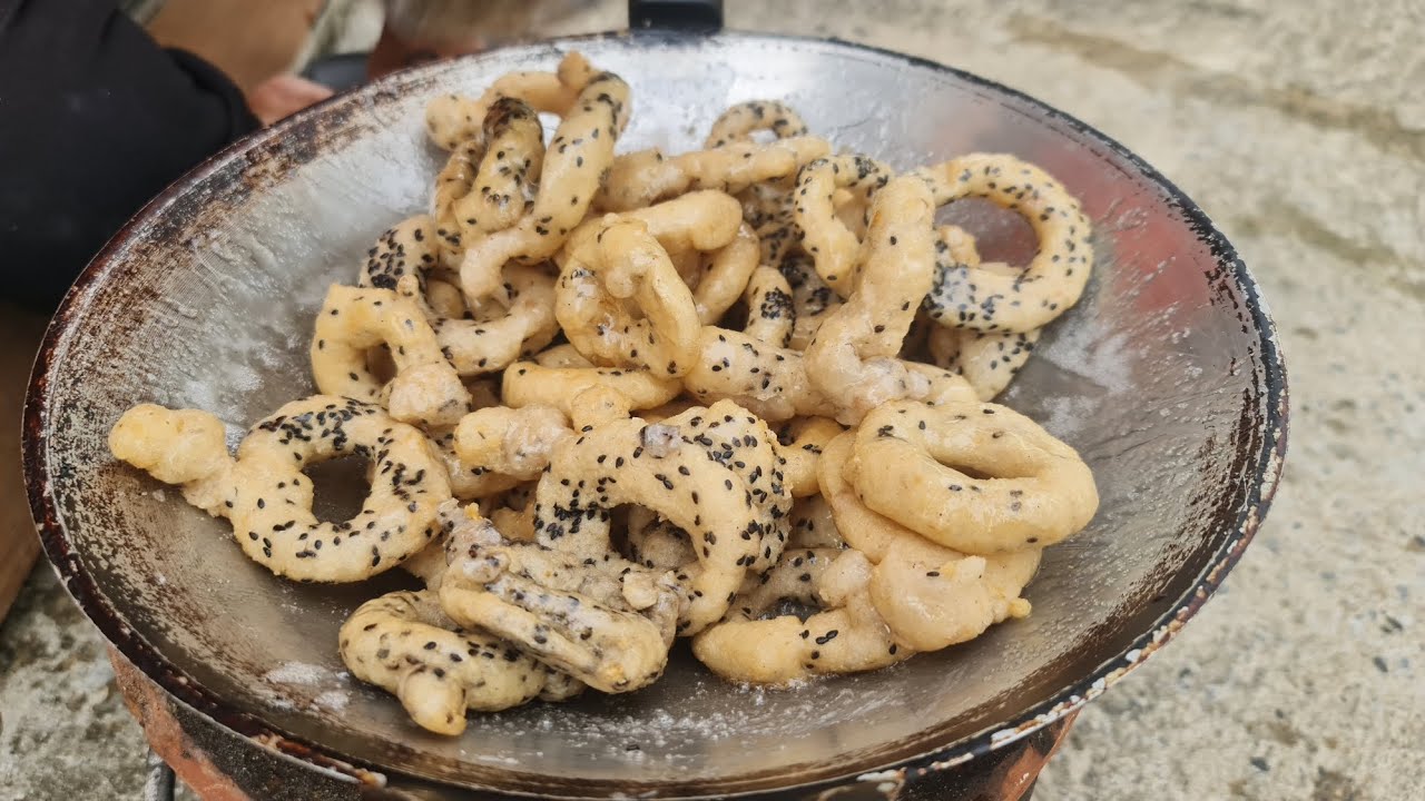 ทำขนมโบราณ ขนมวง