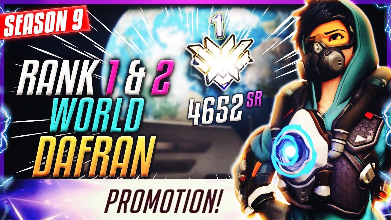 Dafran on RANK 1 & 2 WORLD after his last Placement Game (4652 SR) [S9]