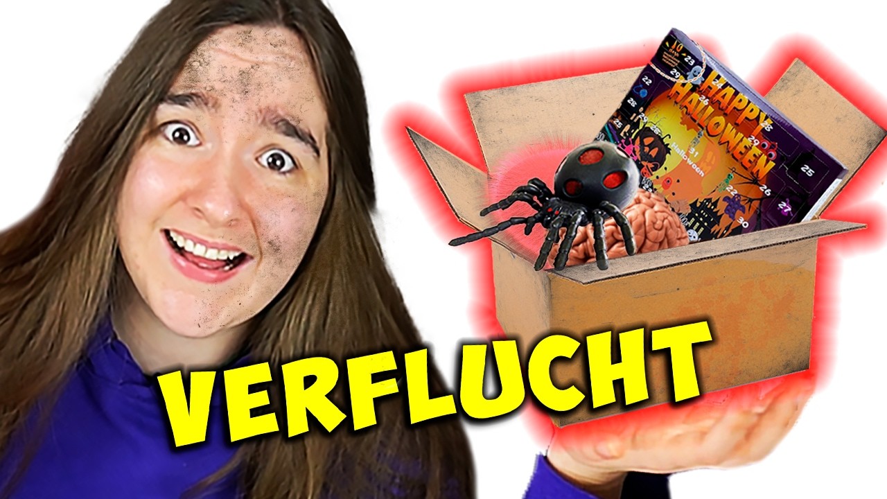 SCHOCK: Ich teste HALLOWEEN Adventskalender aber DAF&Uuml;R war ich NICHT bereit!😳😱 Naomi Esmeralda
