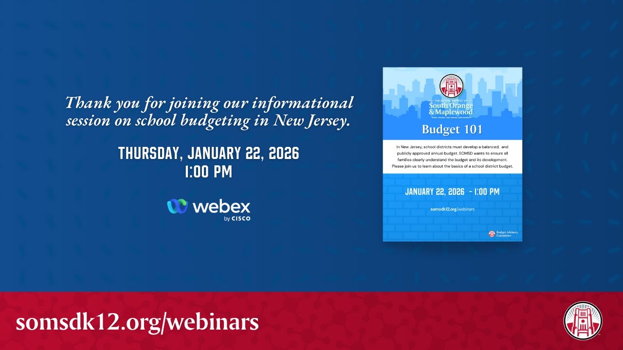 Budget 101 Informational Webinar | @somsdk12