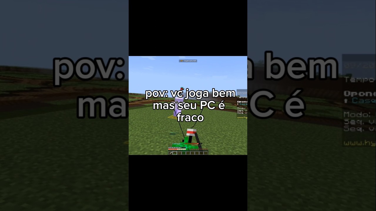 Minecraft no PC fraco&hellip; imposs&iacute;vel? 😂