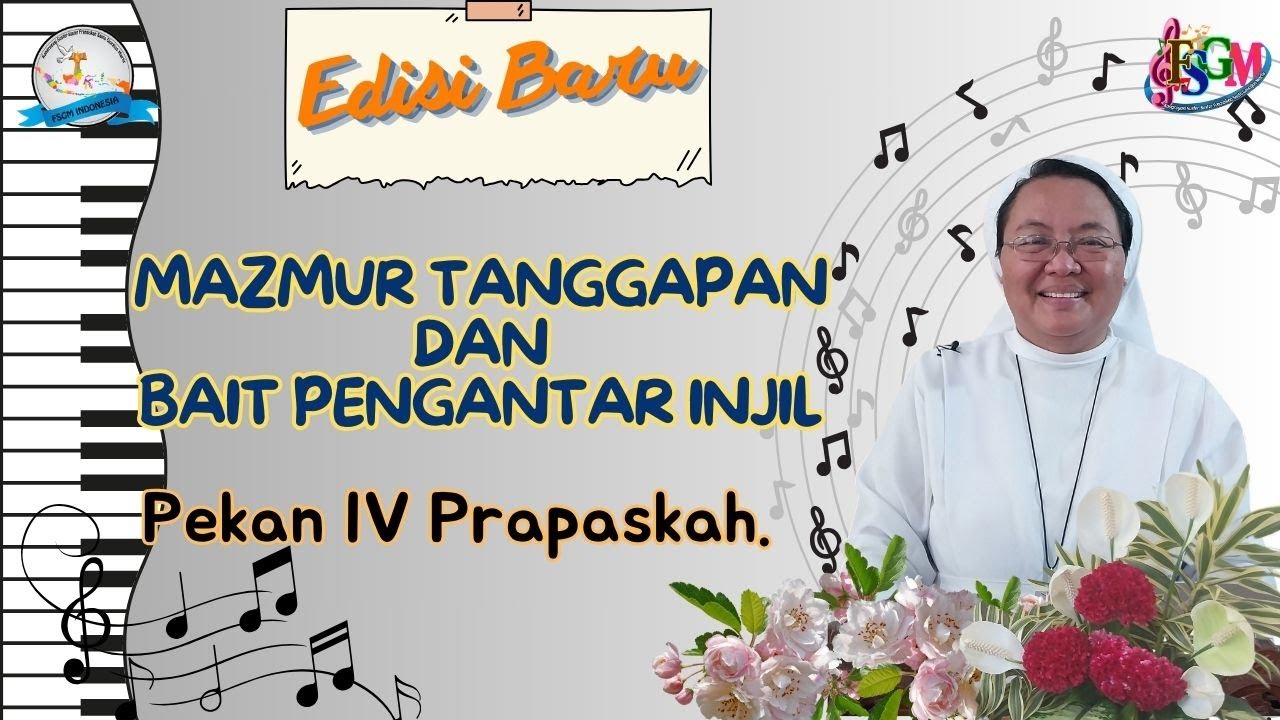MAZMUR TANGGAPAN HARI MINGGU PEKAN IV PRAPASKAH. 15 MARET 2026. EDISI BARU
