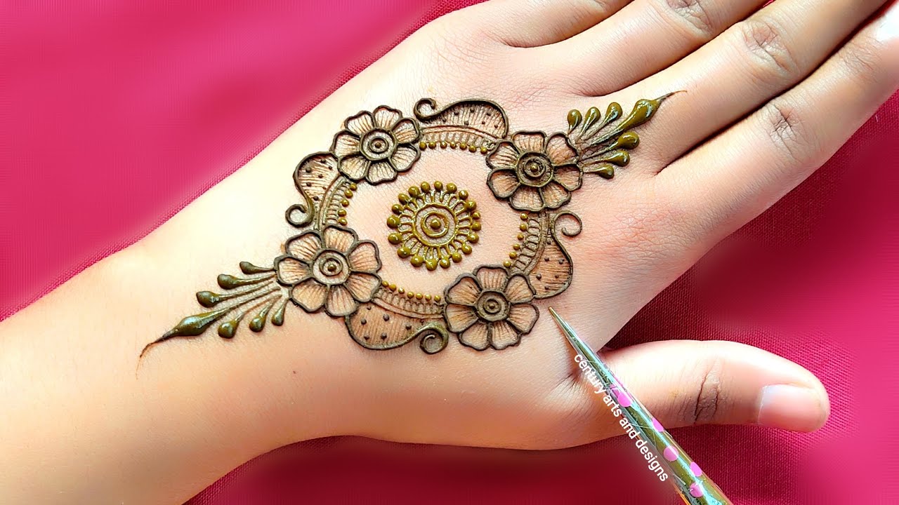 New stylish mehndi design | Back hand mehndi design | Mehandi ka design | mehndi design | mehndi.