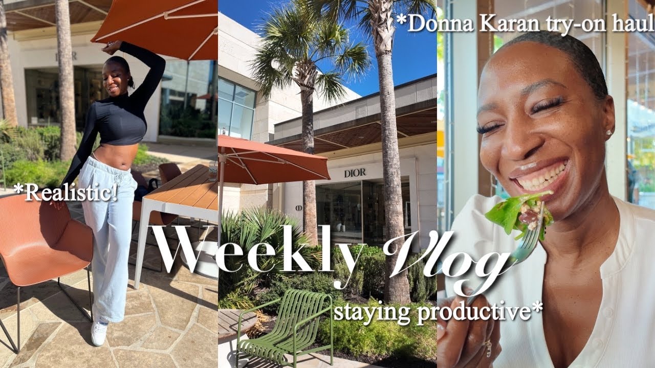 Weekly Vlog:  Donna Karan Try-On Haul + New Wellness Routine, Shopping & Running Errands 