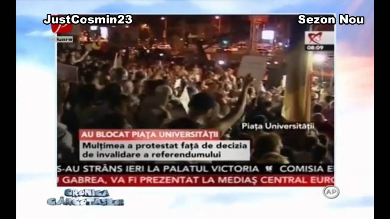 Cronica Carcotasilor 19.09.2012 (Sezon Nou - Balbe Televizate)
