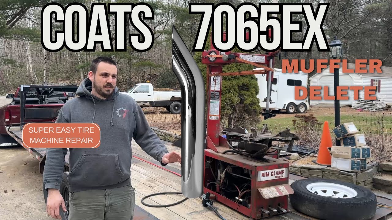 I Bought a Tire Machine....Immediately Straight Piped it! | Coats 7065ex Repair |