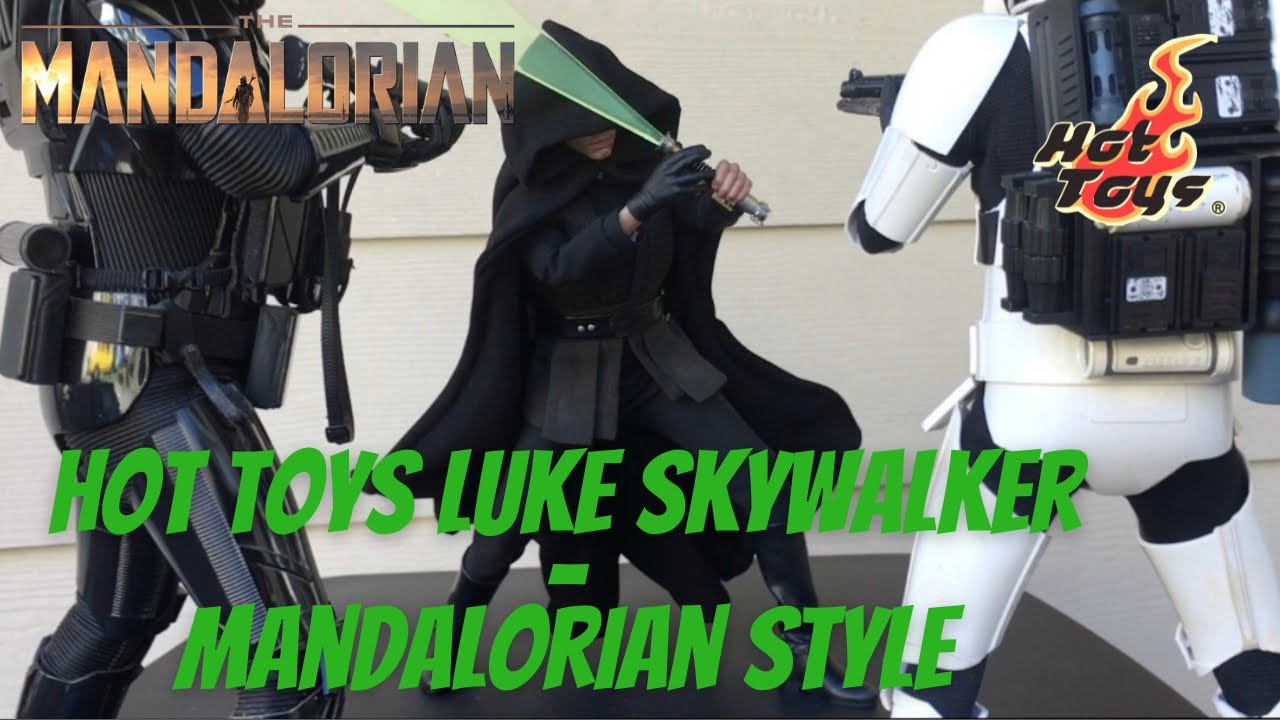 Hot Toys Luke Skywalker Return of the Jedi - Mandalorian Style Poses