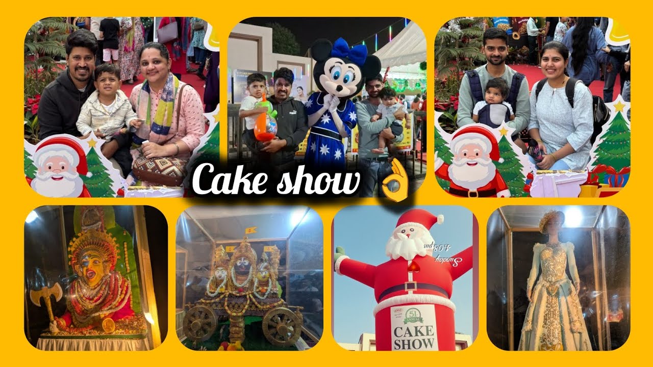 51St Annual Cake show in Palace grounds till Jan 4th| Last vlog of 2025🥰| Best shopping stalls👌