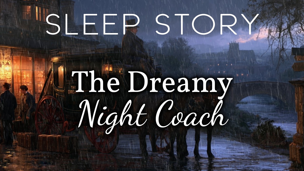 The Night Coach Through the Rain: A Cozy Sleep Story