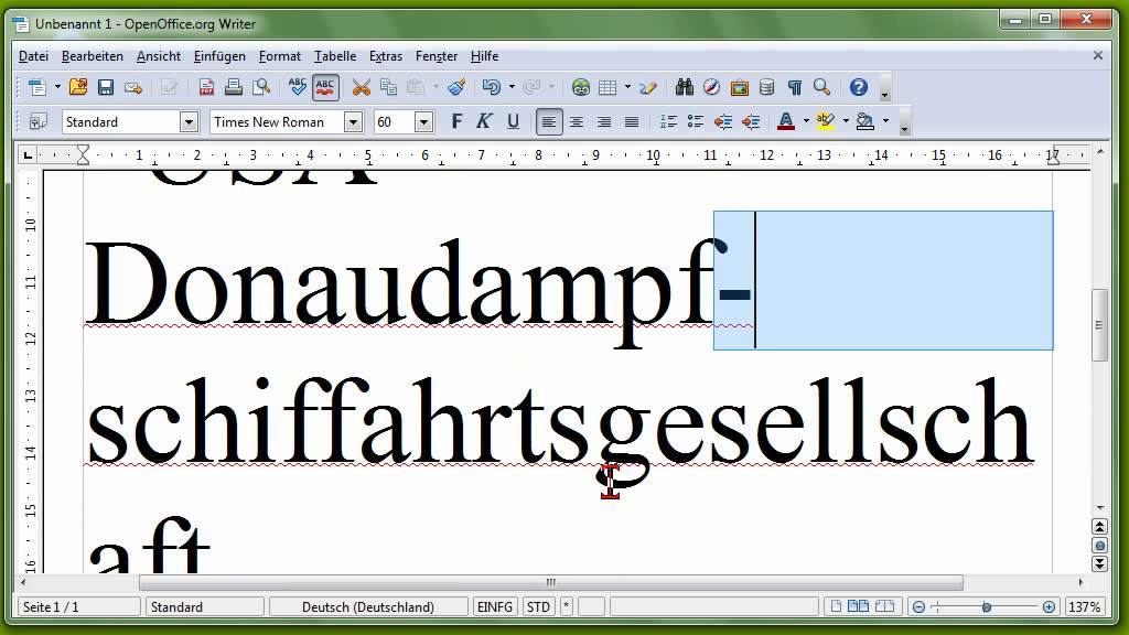 11 OpenOffice.org Writer, Teil 1, Anführungszeichen, Gedankenstrich, Zeilenumbruch