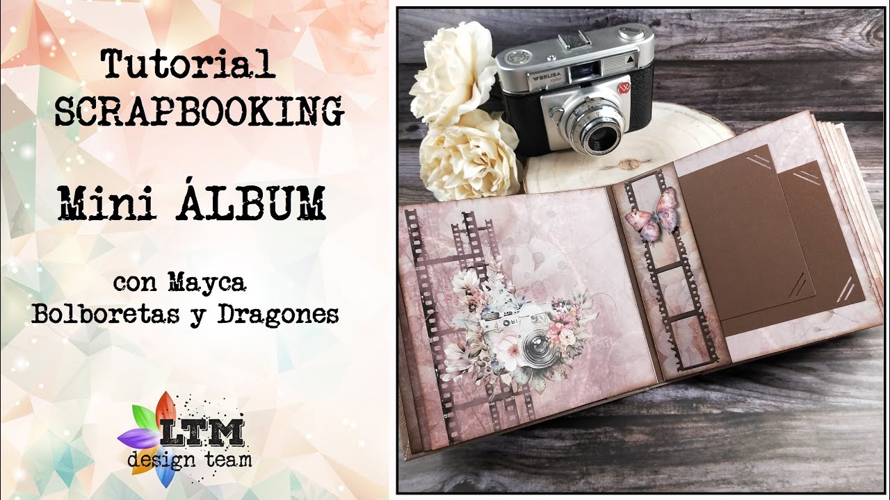Tutorial Scrapbooking – MINI ALBUM 24 fotos