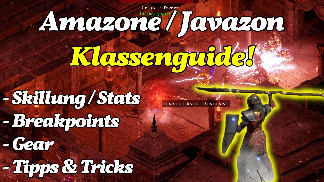 Diablo 2 Resurrected Amazone Guide [Deutsch] Die Javazon Geiler Build!!!