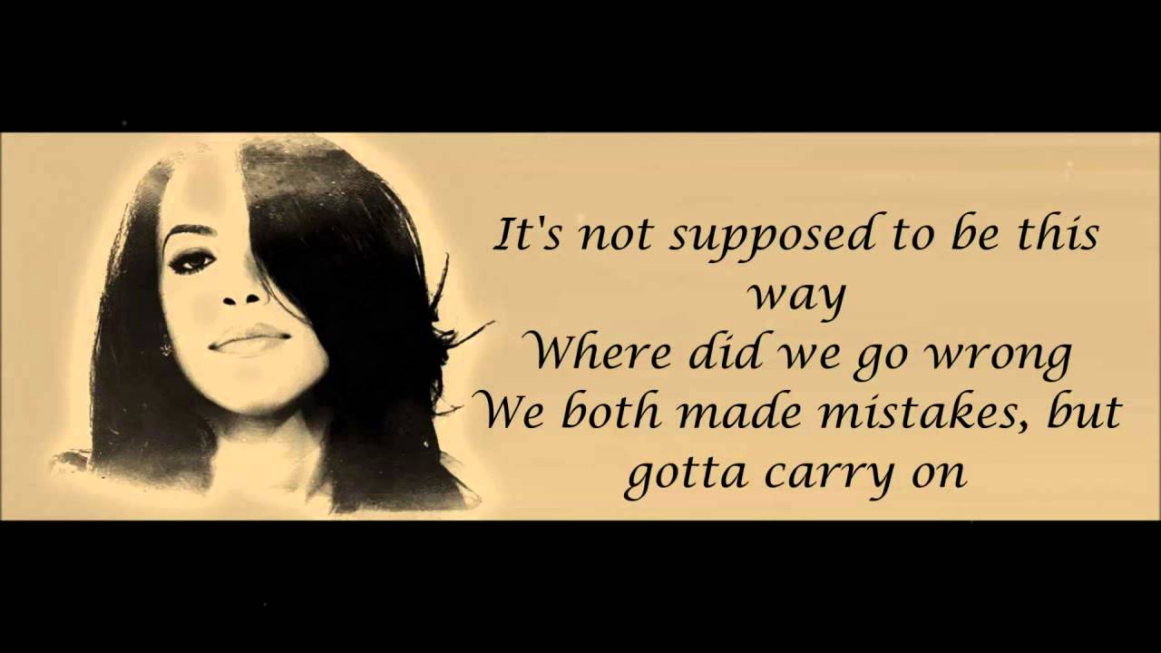 Aaliyah - I Don't Wanna Lyrics HD
