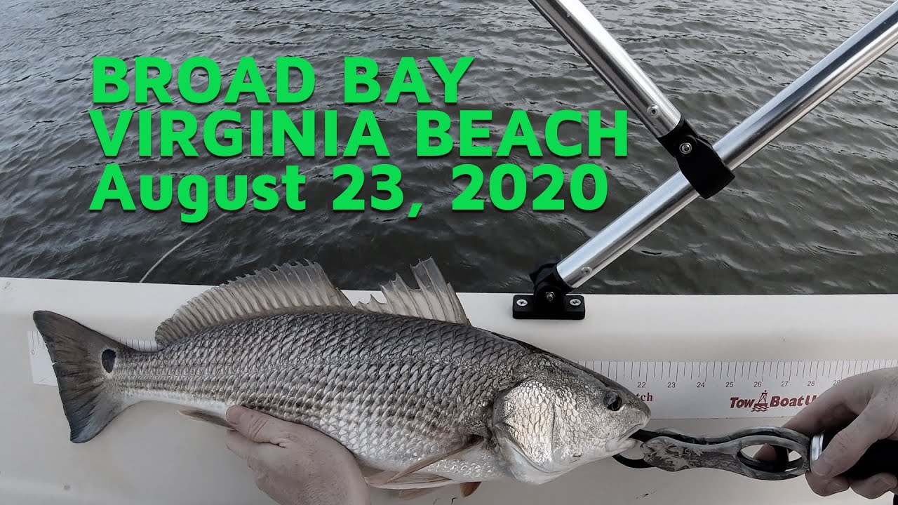 August 23, 2020 Trip Highlights - Broad Bay, Virginia Beach