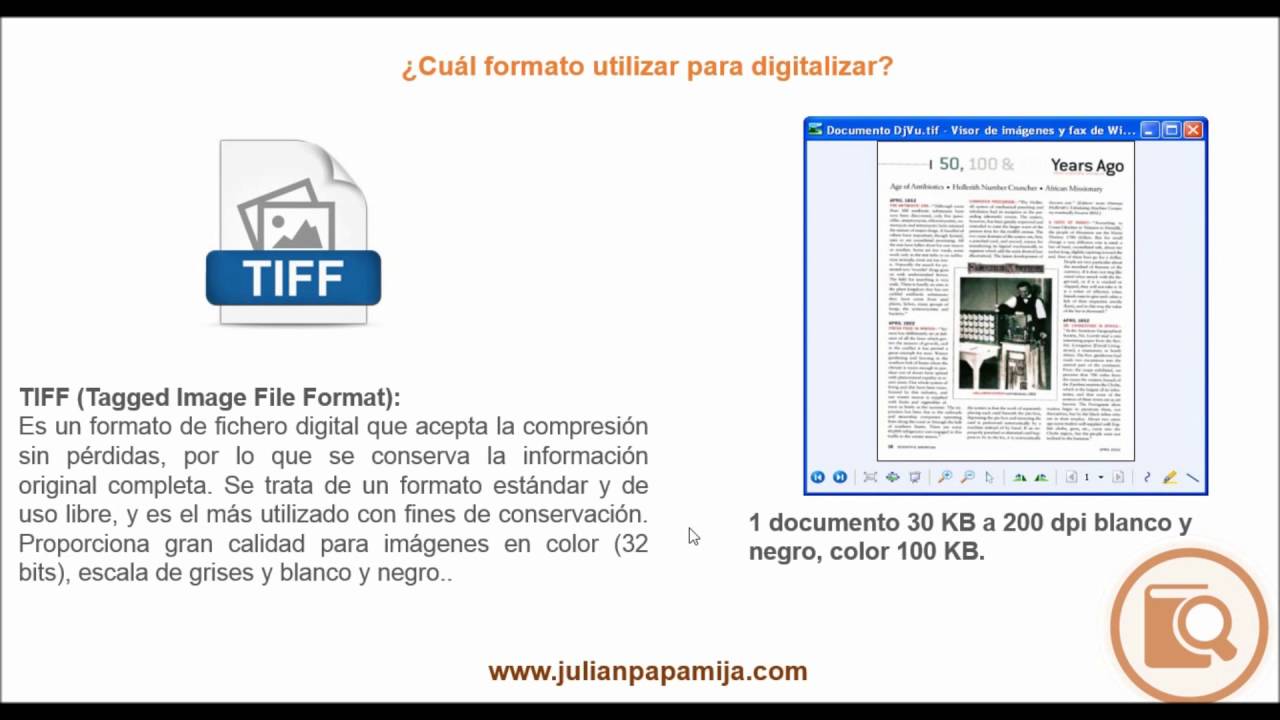 ¿Qué formato utilizar para digitalizar?