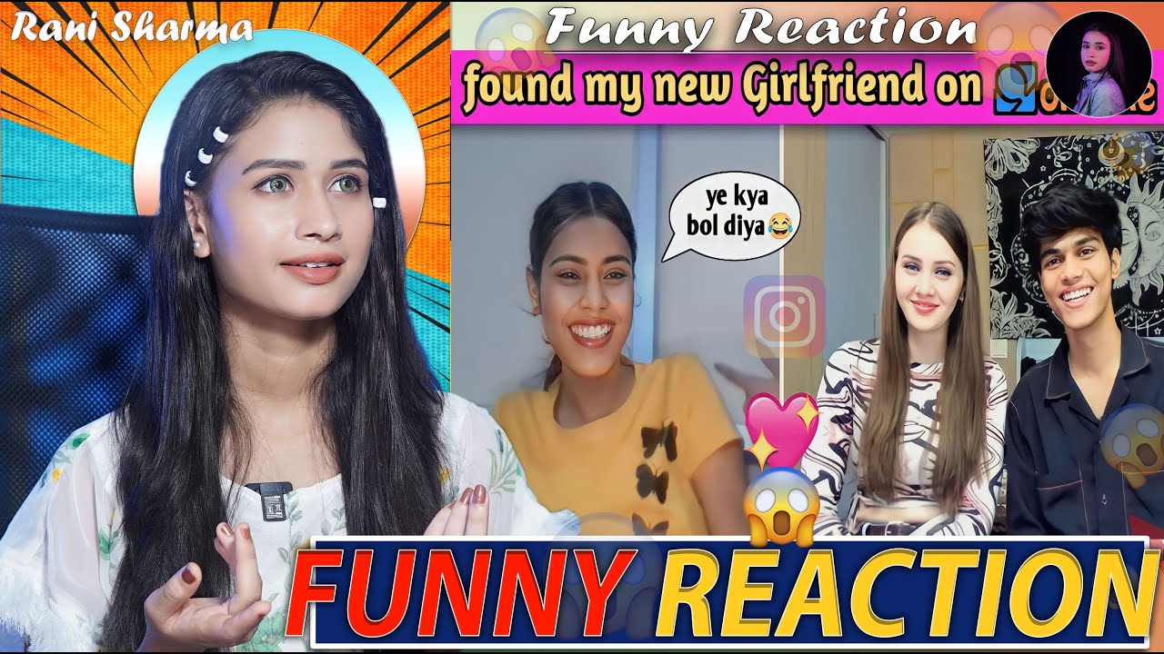 @adarshuc  Found his new girlfriend on Omegle 😍| Funny Reaction by Rani Sharma