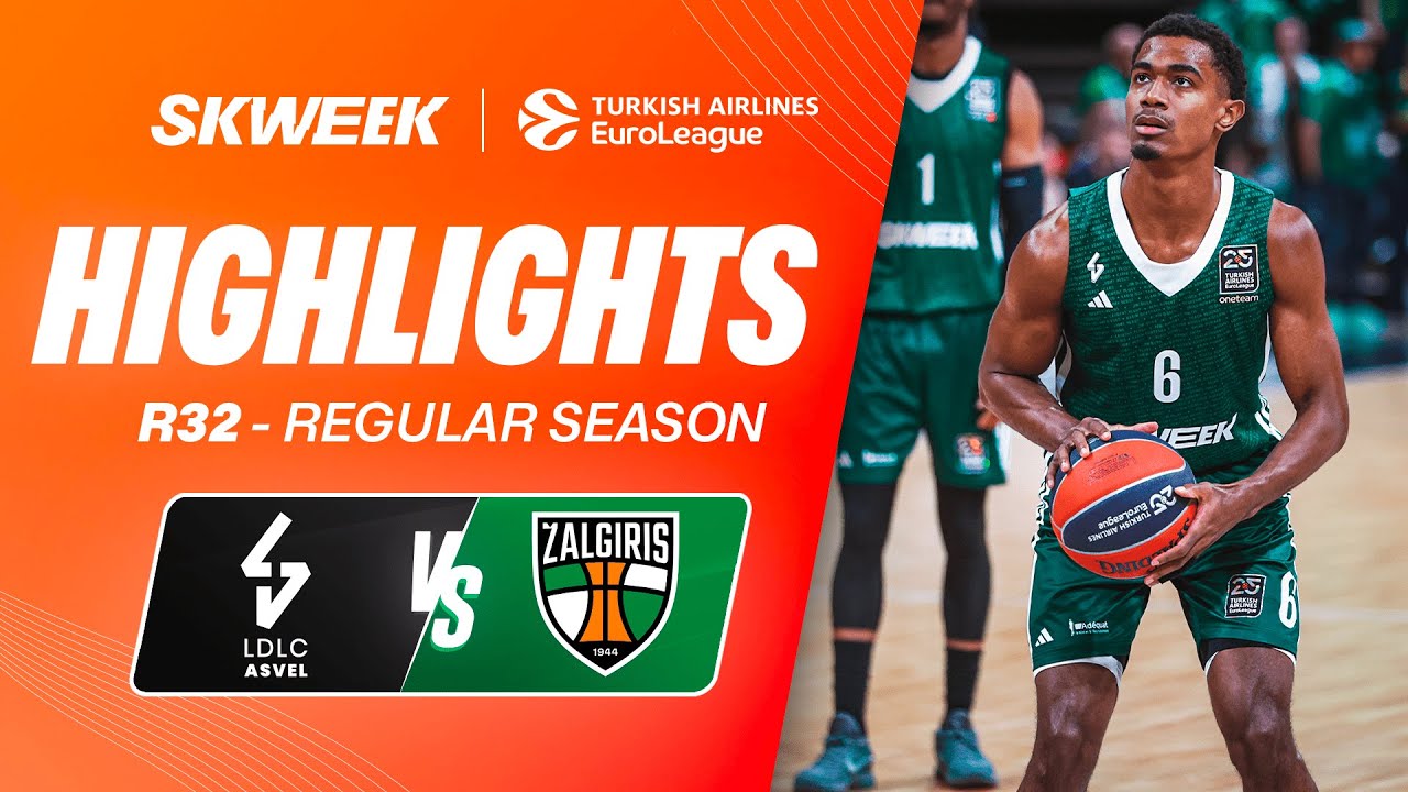 ANOTHER ONE FOR ASVEL ?? - LDLC ASVEL vs Zalgiris Kaunas - EuroLeague Highlights R32
