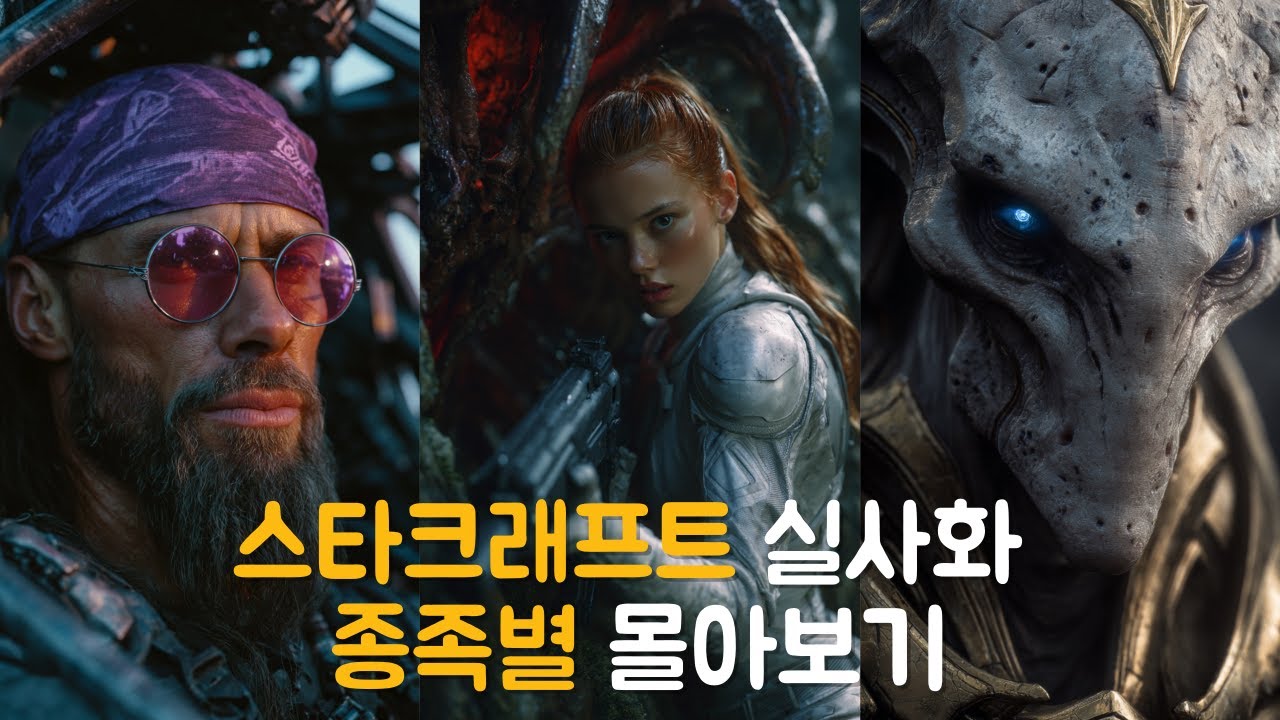 스타크래프트 종족별 실사화 몰아보기