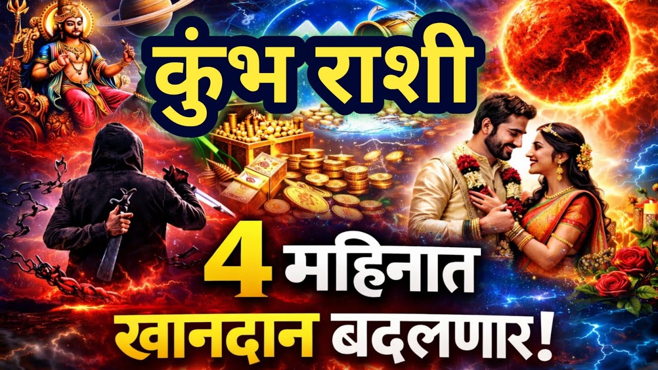 कुंभ राशी 2026 ⚠️ 4 महिन्यांत खाानदान बदलणार! 5 ग्रहांचा महाविस्फोट |  Aquarius Prediction