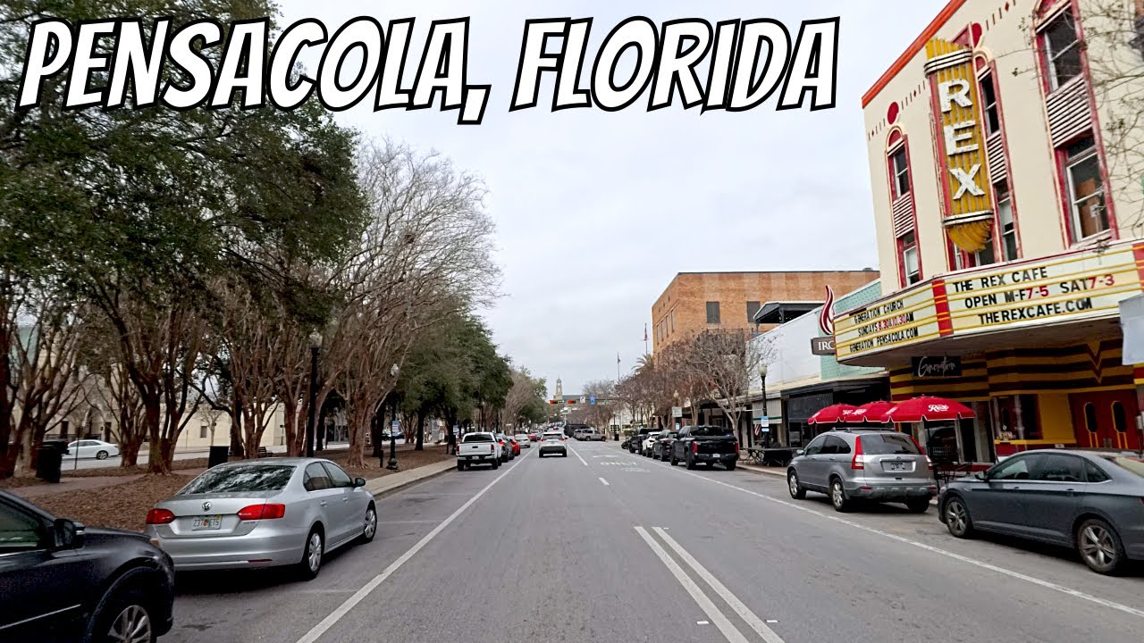 Pensacola, Florida! Drive with me through a Florida town!