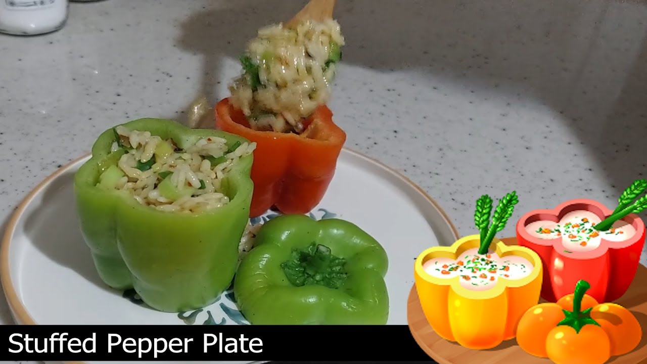 Let's Cook with Aero Tales Online - Stuffed Pepper Plate