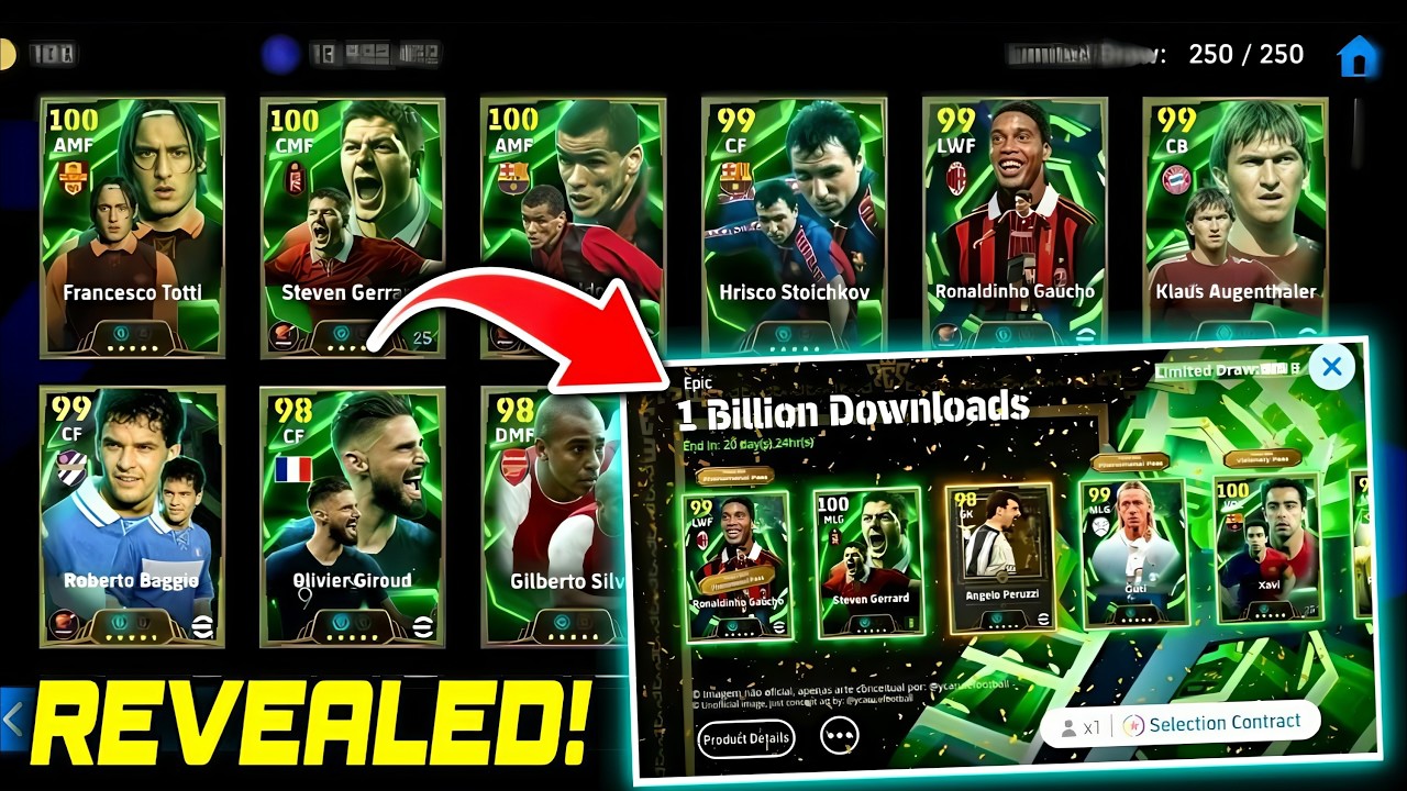 Finally  🤩🔥 1 BILLION Campaign EPIC Players Revealed | eFootball 2026 Mobile