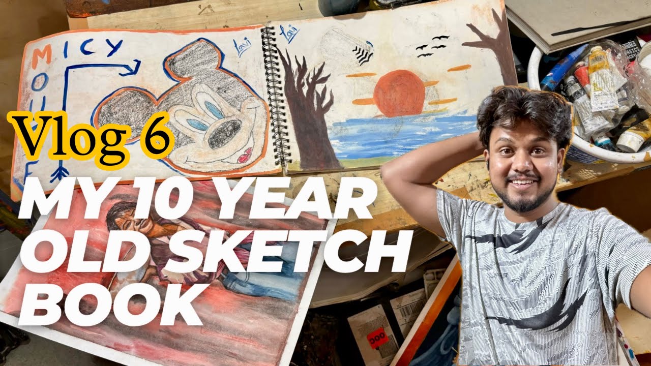 My 10 year old sketch book 😍