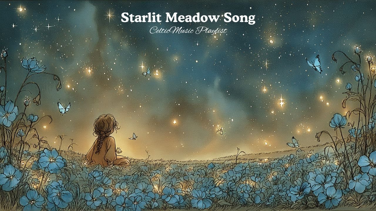 Starlit Meadow Song 🌙 Gentle Celtic Piano for a Quiet Night
