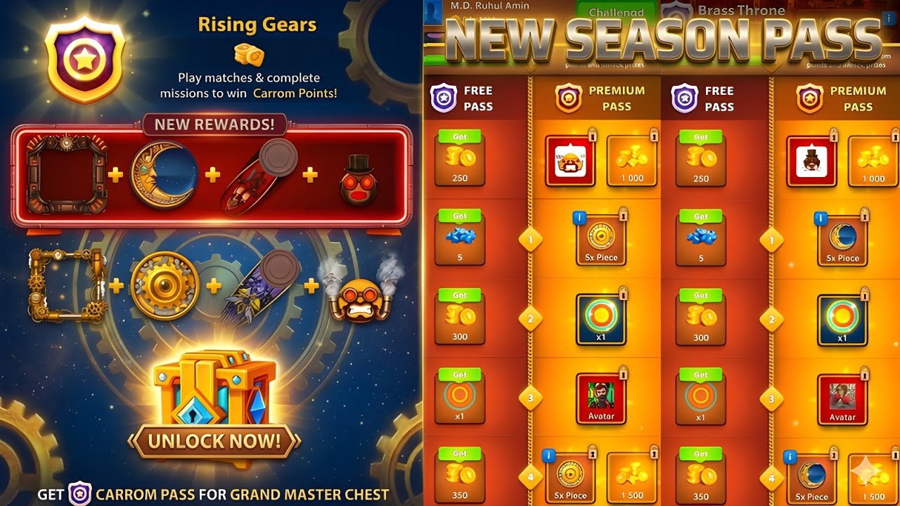 BIGGEST NEW SEASON IN CARROM POOL - SARTAJ GAMING