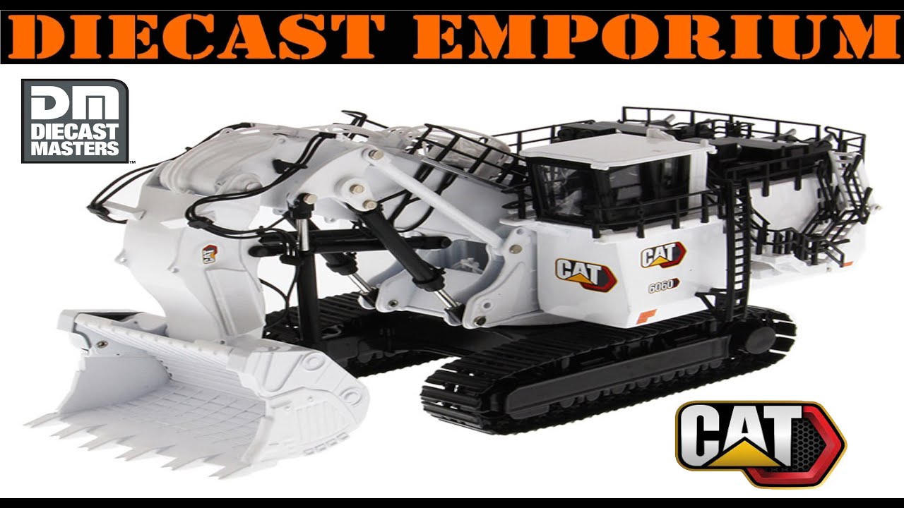 Масштаб 1:87 1/87 HO Diecast Masters Caterpillar 6060 для горнодобывающей промышленности с фронта...