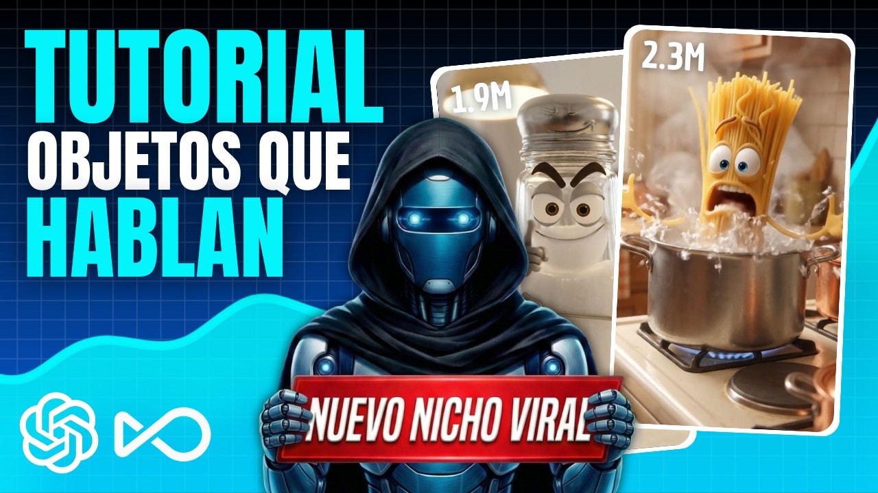 C&oacute;mo Hacer V&iacute;deos Virales de OBJETOS QUE HABLAN con IA (Tutorial r&aacute;pido)