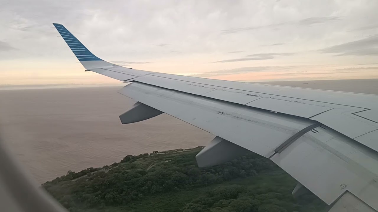 Aterrizaje en Aeroparque - Aerolineas Argentinas - Embraer 190