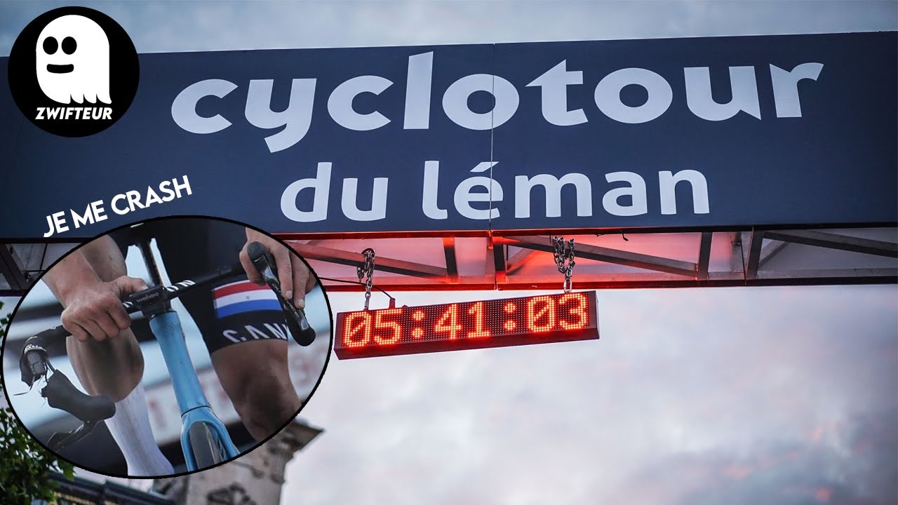 Cyclotour du Léman - 40km de moyenne avant mon CRASH (vers Nyon)