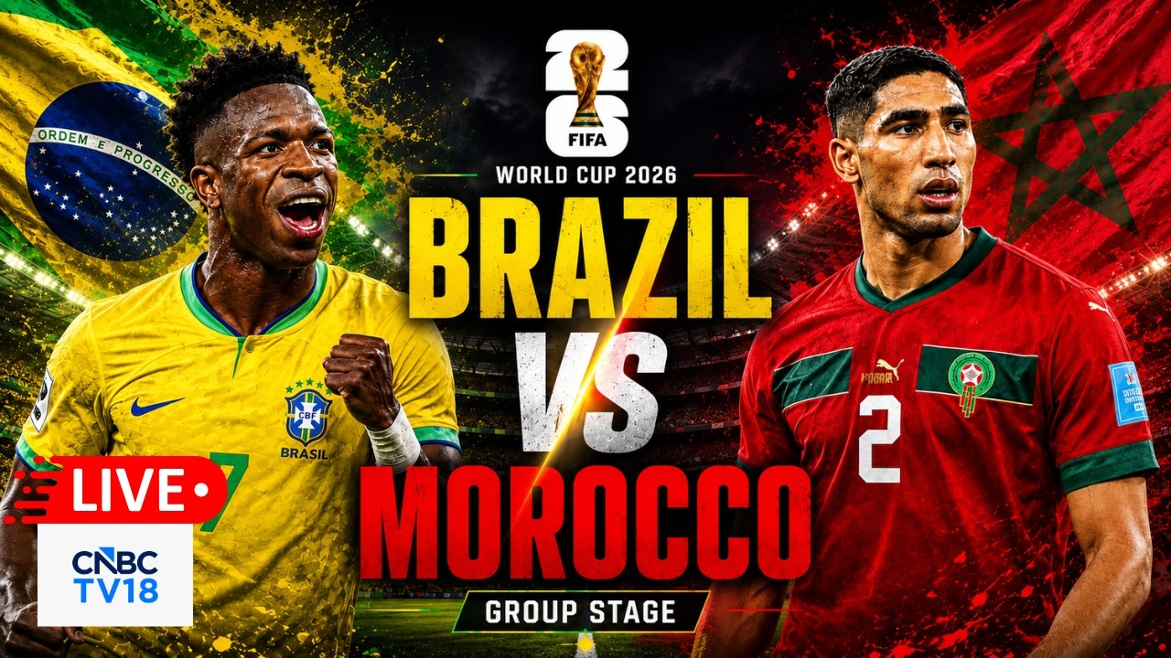 🔴Brazil vs Morocco Match LIVE: 2026 FIFA World Cup Match Brazil vs Morocco at MetLife Stadium | N18G