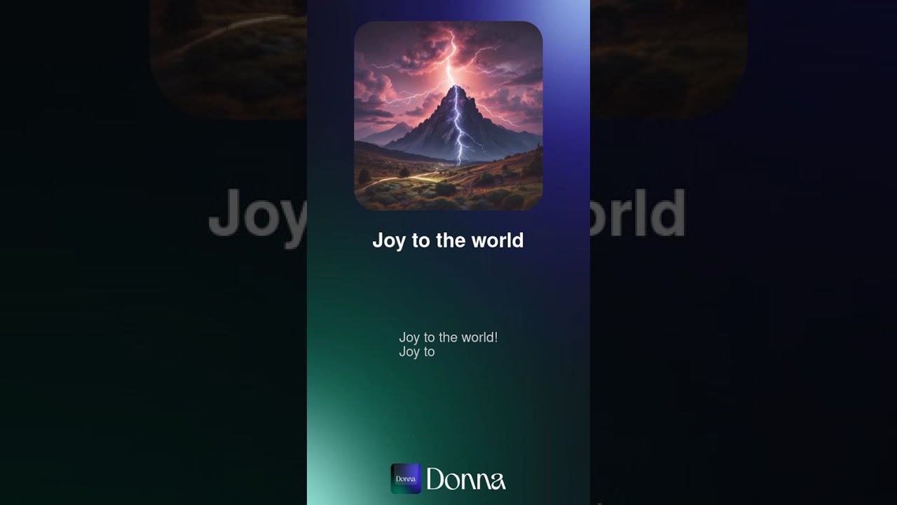 Joy to the world A. I. Cover